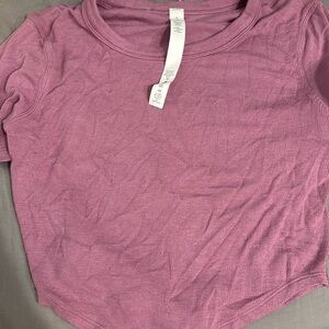 slightly used LULULEMON crop top shirt